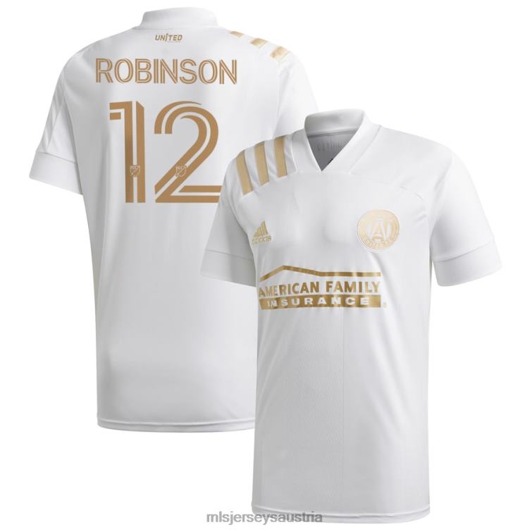 Männer Atlanta United FC Miles Robinson adidas weißes 2020 King's Replica-Trikot Jersey MLS Jerseys TT4B1407